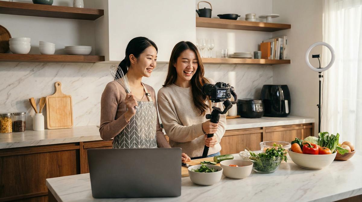 本平台视频创作者作品-美食视频教程